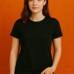 Black Tshirt for Women 100% Cotton Amazing Fun