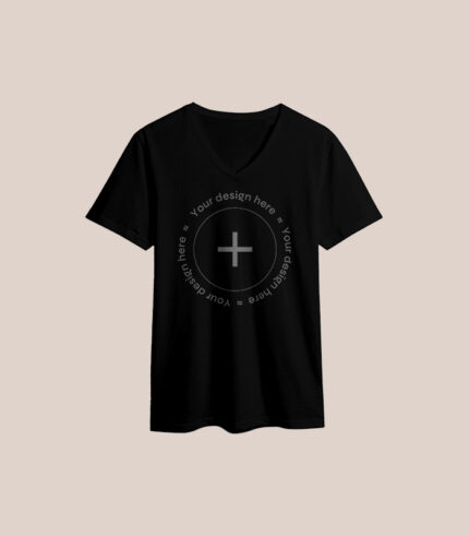 Unisex T-Shirt (V-Neck ) | Half Sleeve