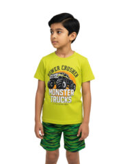 Kids Dress Sets – Kids Clothes for Boys – Shorts for Boys | Trucks - Image 2