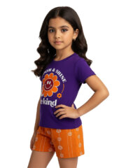 Kids Dress Sets – Kids Clothes for Girls – Shorts for Girls | Be Kind - Image 7