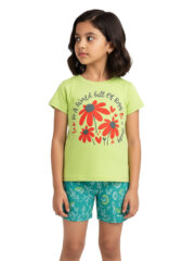 Kids Dress Sets – Kids Clothes for Girls – Shorts for Girls | Roses - Image 2