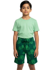 Shorts for Boy Kid | Green - Image 3