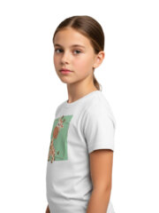 T-Shirt for Kids | Giraffe | Half Sleeve | Round Neck - Image 3