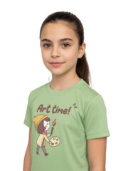 T-Shirt for Kids | Art Time | Half Sleeve | Round Neck - Image 9