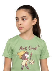 T-Shirt for Kids | Art Time | Half Sleeve | Round Neck - Image 6