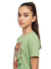 T-Shirt for Kids | Tiger | Half Sleeve | Round Neck - Image 5