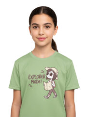 T-Shirt for Kids | Explorer Mode | Half Sleeve | Round Neck - Image 9