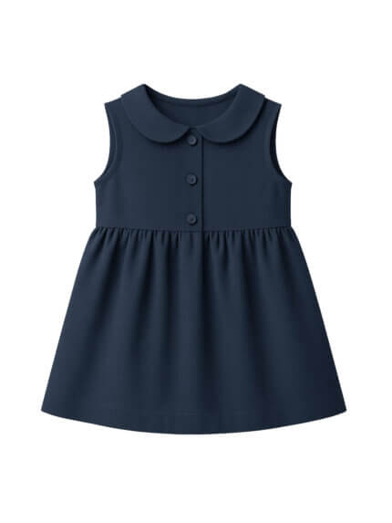 Frock (Girls) | Cotton Poplin / Blended Fabric | Uniform