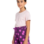 Shorts for Girl Kids | Pink Flower