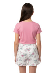 Shorts for Girl Kids | Half White Flower - Image 14