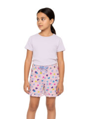 Shorts for Girl Kids | Pink Heart - Image 7
