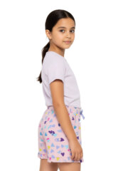 Shorts for Girl Kids | Pink Heart - Image 6