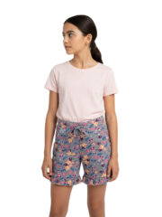 Shorts for Girl Kids | Grey Flower - Image 5