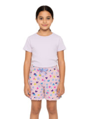 Shorts for Girl Kids | Pink Heart - Image 2