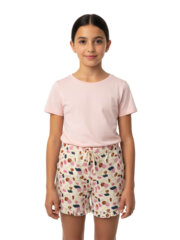 Shorts for Girl Kids | Half White Design - Image 2