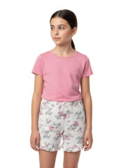 Shorts for Girl Kids | Half White Flower - Image 8