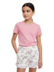 Shorts for Girl Kids | Half White Flower - Image 7