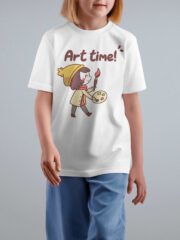 T-Shirt for Kids | Art Time | Half Sleeve | Round Neck