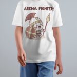 T-Shirt for Kids | Arena Fighter | Half Sleeve | Round Neck