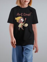 T-Shirt for Kids | Art Time | Half Sleeve | Round Neck - Image 2