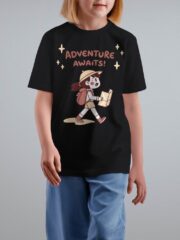T-Shirt for Kids | Adventure Awaits | Half Sleeve | Round Neck - Image 2