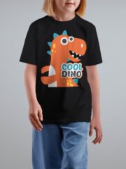 T-Shirt for Kids | Cool Dino | Half Sleeve | Round Neck - Image 2