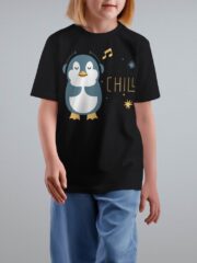T-Shirt for Kids | Stay Chill | Half Sleeve | Round Neck - Image 2