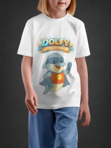Front view of Dolfy TShirts for Kids
