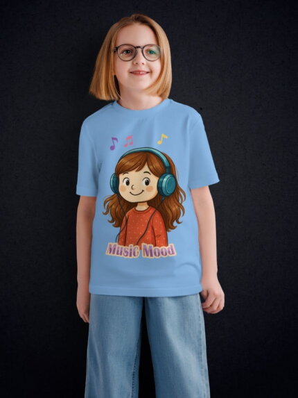 Tshirt for Girls Music 2-6Y