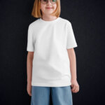 T-Shirt for Kids Boys & Girls (Plain Design) | Half Sleeve, Round Neck