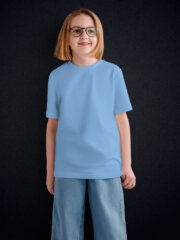 T-Shirt for Kids Boys & Girls (Plain Design) | Half Sleeve, Round Neck - Image 11