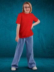 T-Shirt for Kids Boys & Girls (Plain Design) | Half Sleeve, Round Neck - Image 5