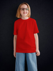 T-Shirt for Kids Boys & Girls (Plain Design) | Half Sleeve, Round Neck - Image 10