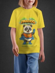 Pandoo Tshirts for Kids back detail