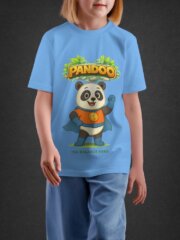 Pandoo Tshirts for Kids back detail