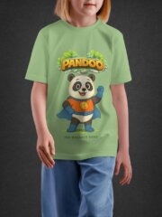 Pandoo Tshirts for Kids back detail