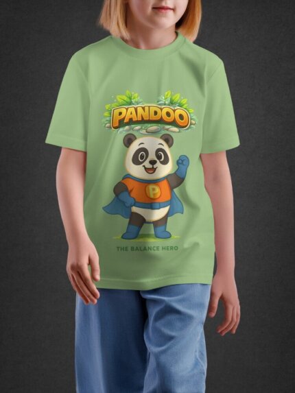 Pandoo Tshirts for Kids back detail