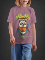 Pandoo Tshirts for Kids back detail