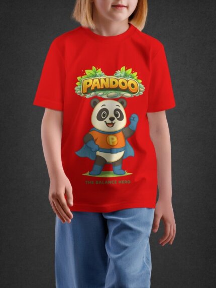 Pandoo Tshirts for Kids back detail