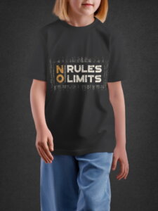 Tshirt for Boys No Rules 11-16Y
