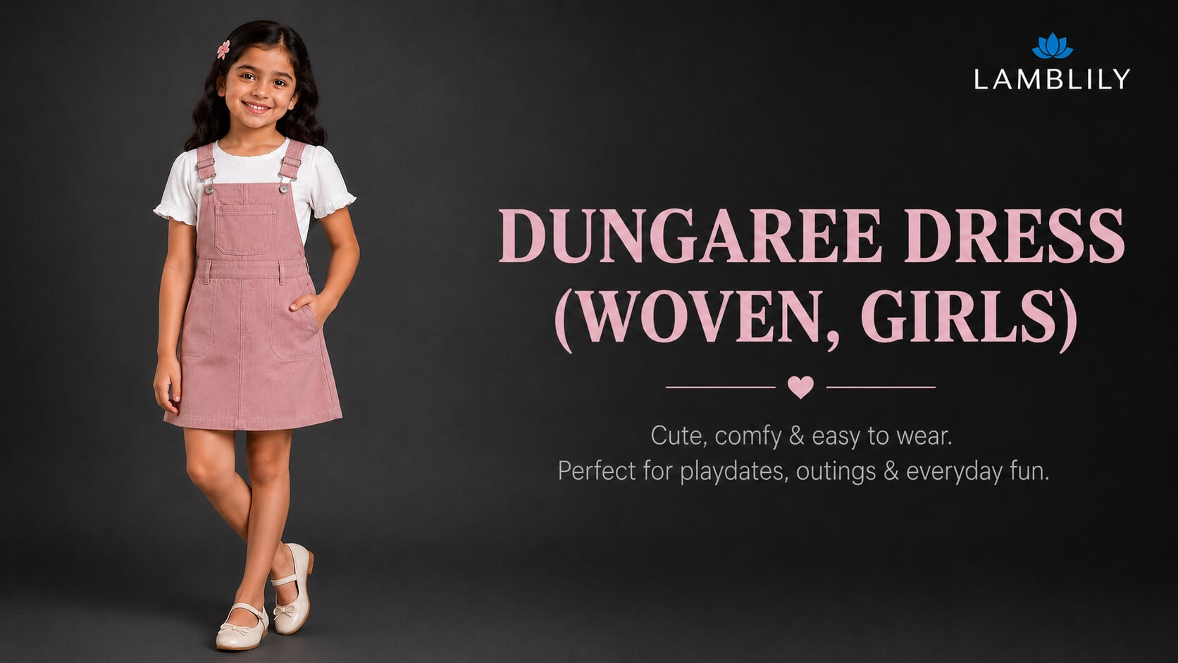 girls dungaree dress wholesale