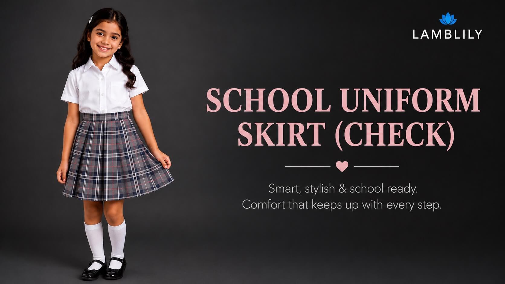 girls check skirt wholesale